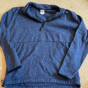 PINK- Blue quarter zip